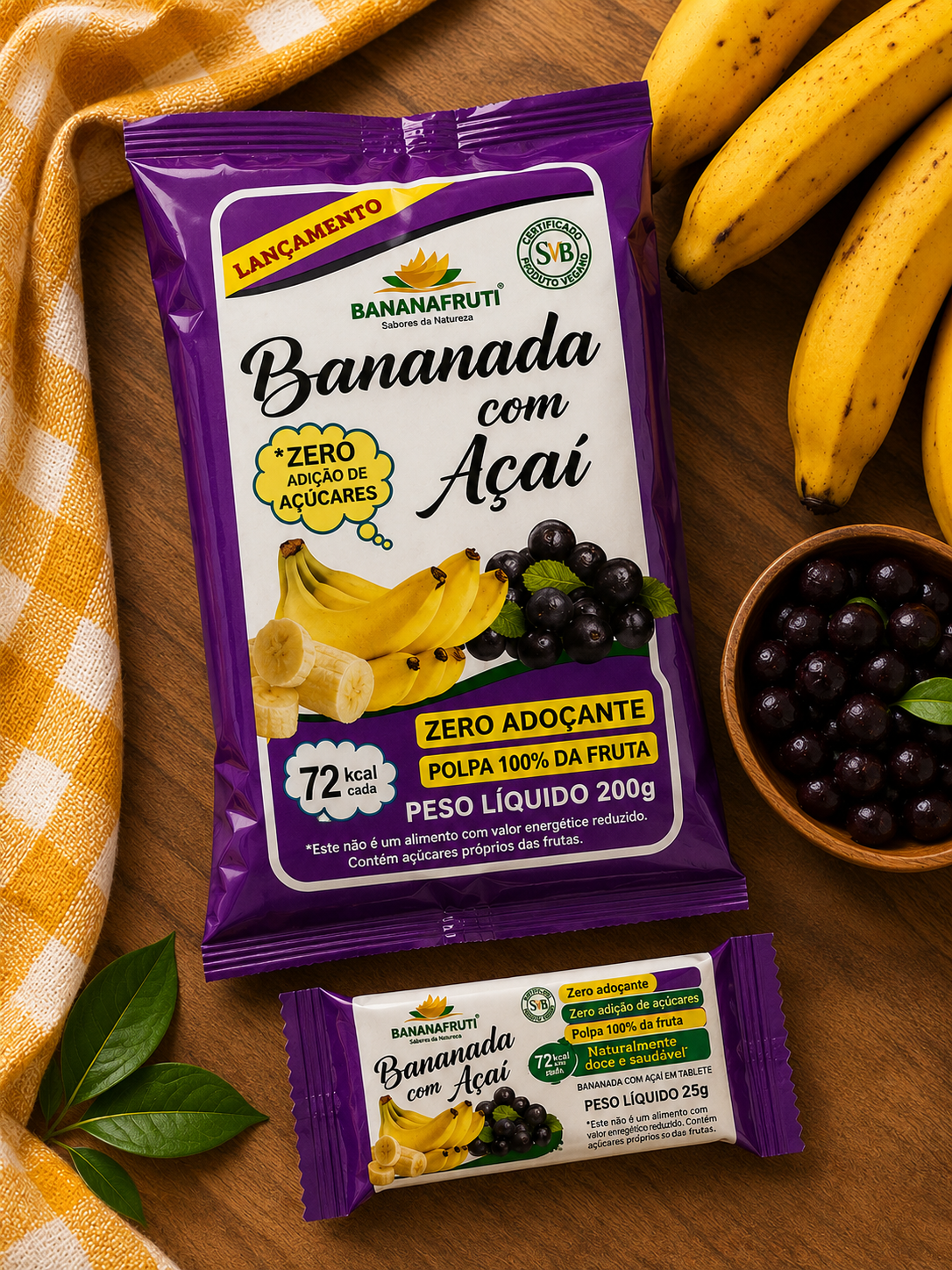 Bananada Com Açaí – 200g