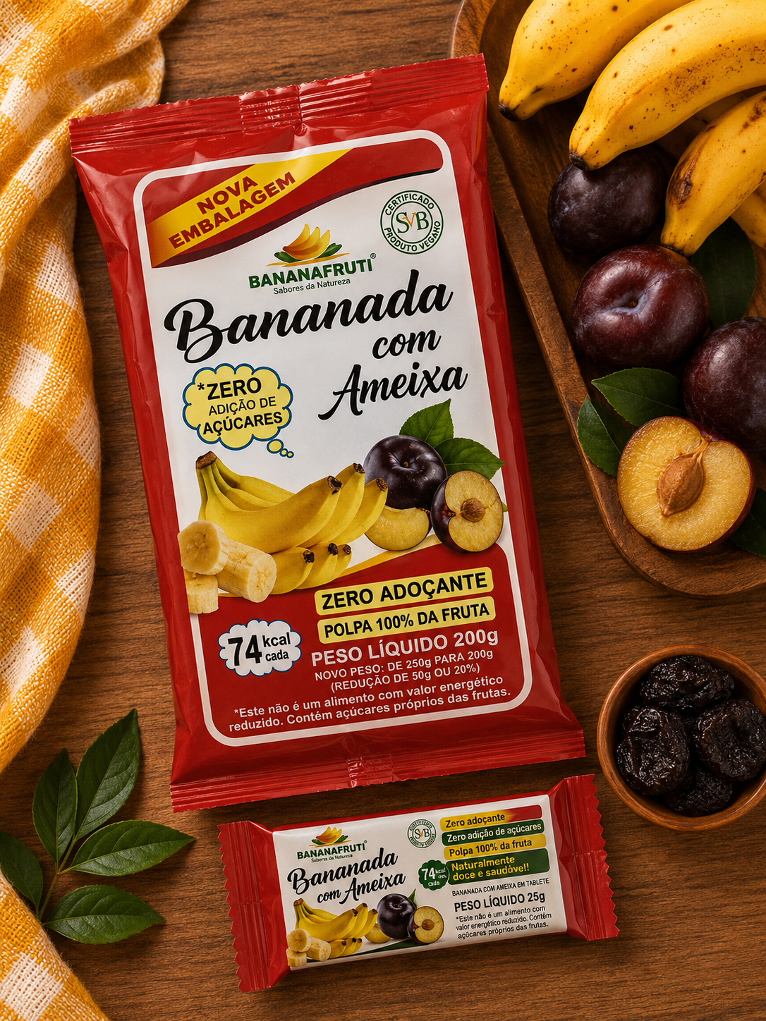 Bananada Com Ameixa – 200g
