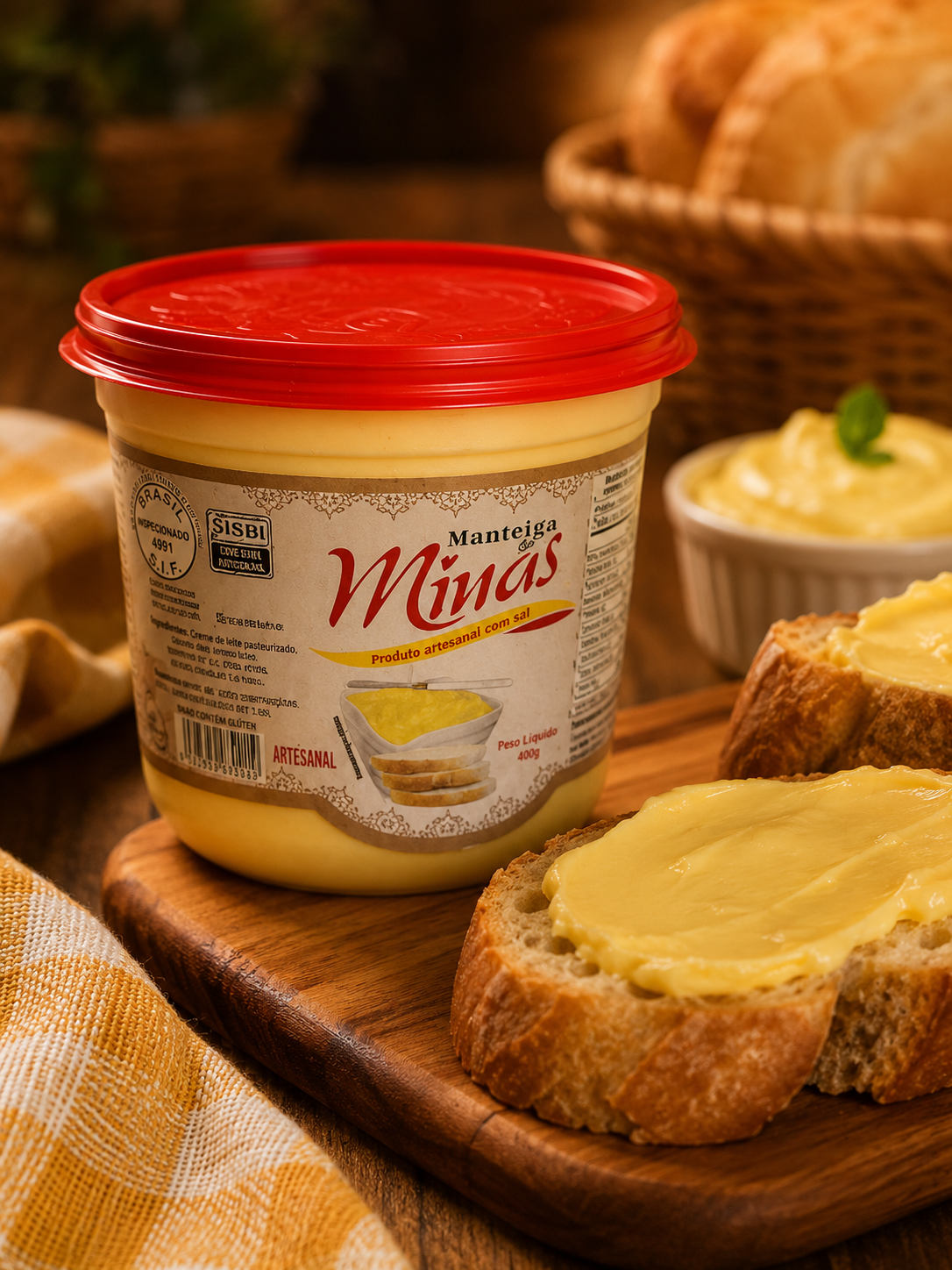 Manteiga Artesanal Minas – 400g