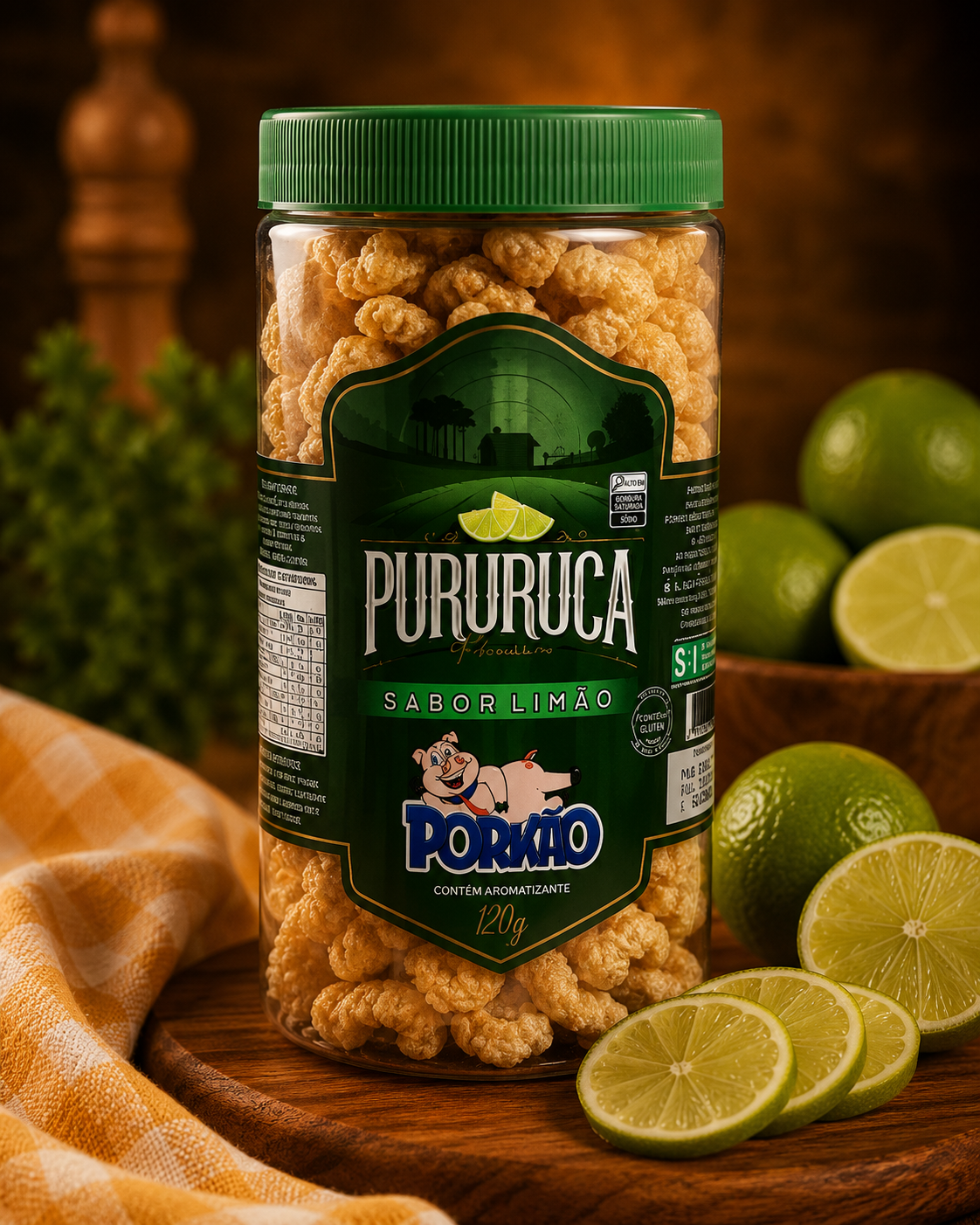 Pote de Pururuca Limão – 120g
